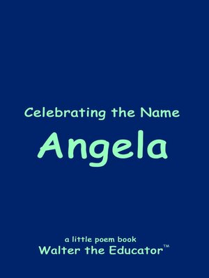 cover image of Celebrating the Name Angela